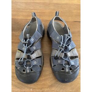 Keen Newport H2 Men's Size 9.5  Blue Gray  Waterproof Sport Sandals Outdoor